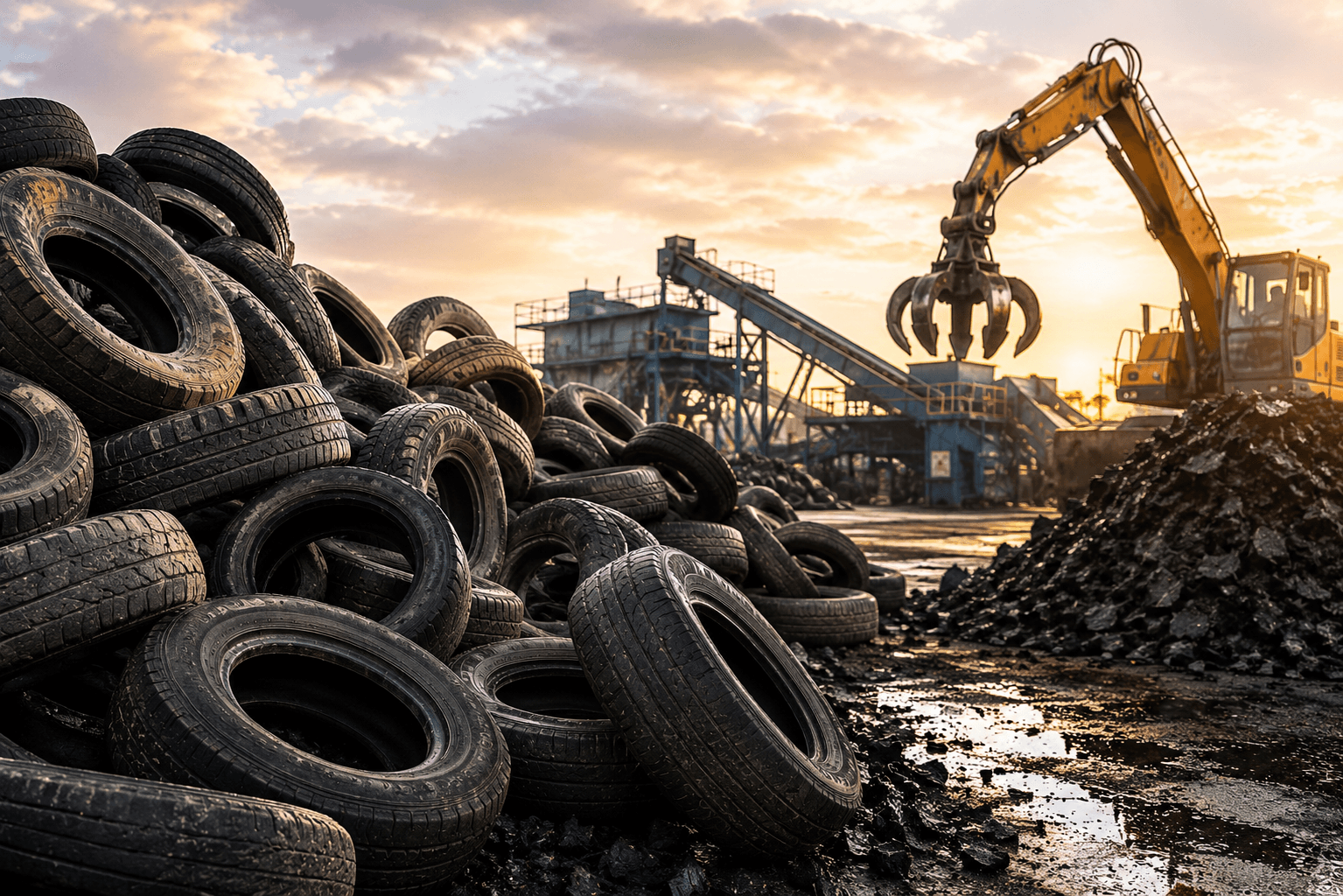 Scrap Rubber Tyres